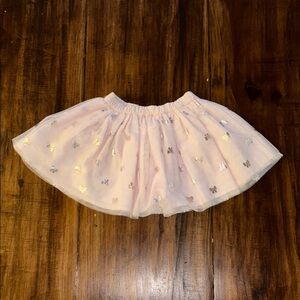 Carters Pink Mini Skirt Tulle With Bows 18 months